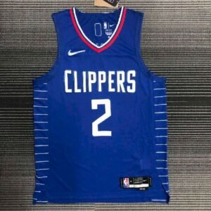 Maillot Homme Kawhi Leonard Blue Team Jersey – Authentic Edition