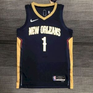 Maillot Homme Zion Lateef Williamson Blue Team Jersey – 75th Anniversary Edition