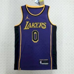 Maillot Homme Russell Westbrook Purple Team Jersey – Statement Edition