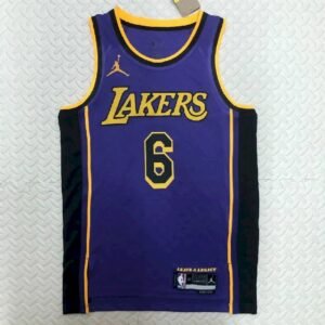 Maillot Homme LeBron James Purple Team Jersey – Statement Edition