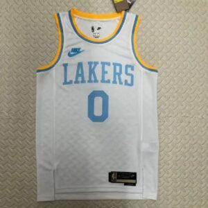 Maillot Homme Russell Westbrook White Retro Team