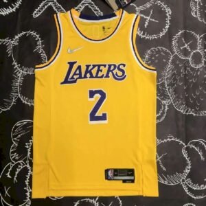 Maillot Homme Kyrie Irving Yellow Team Jersey – 75th Anniversary Edition