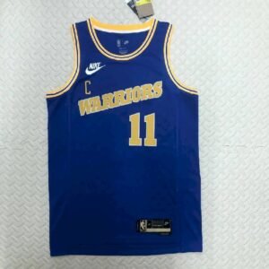 Maillot Homme Klay Thompson Blue Retro Team Jersey