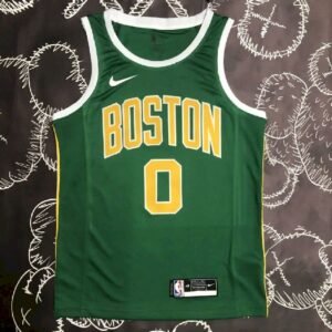 Maillot Homme Jayson Tatum Green Team Jersey