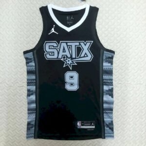 Maillot Homme Tony Parker Black Team Jersey – Statement Edition