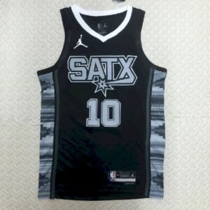 Maillot Homme Demar DeRozan Black Team Jersey – Statement Edition