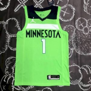 Maillot Homme Anthony Edwards Green Team Jersey – Statement Edition