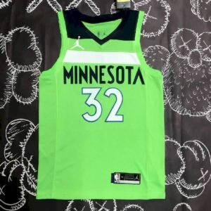 Maillot Homme Karl-Anthony Towns Green Team Jersey – Statement Edition