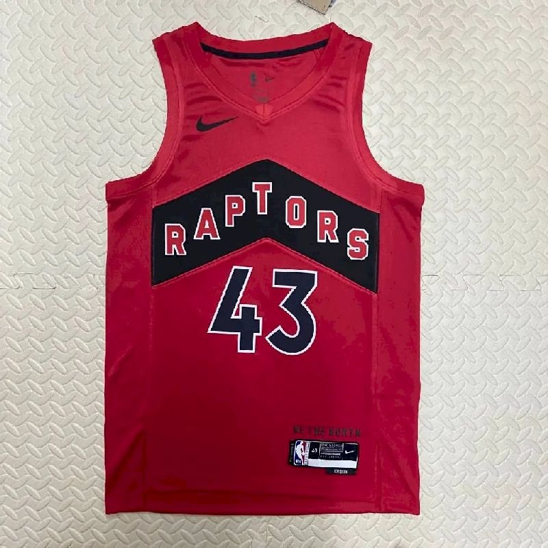 Maillot Homme Pascal Siakam Red Away Team Jersey