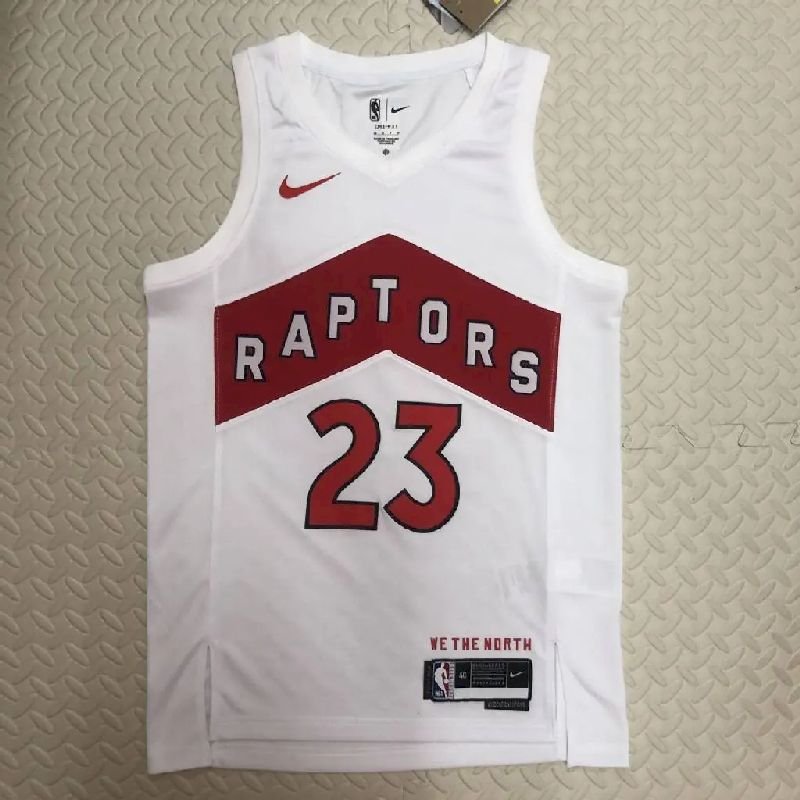 Maillot Homme Fred VanVleet White Home Team Jersey