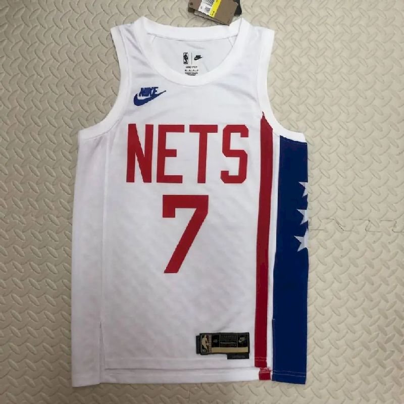 Maillot Homme Kevin Durant White Retro Team Jersey