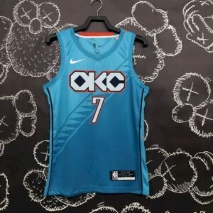Maillot Homme Carmelo Anthony Blue Team Jersey – City Edition