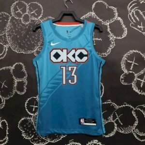 Maillot Homme Paul George Blue Team Jersey – City Edition