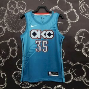 Maillot Homme Kevin Durant Blue Team Jersey – City Edition