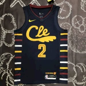 Maillot Homme Kyrie Irving Black Team Jersey