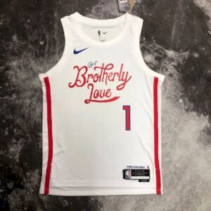 Maillot Homme James Harden White Team Jersey – City Edition
