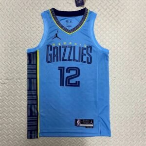 Maillot Homme Ja Morant Blue Team Jersey – Statement Edition