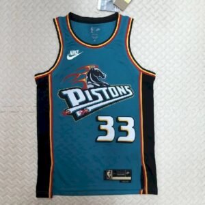 Maillot Homme Grant Hill Blue Retro Team