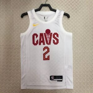 Maillot Homme Kyrie Irving White Home Team Jersey