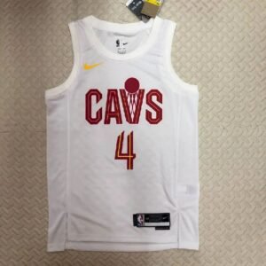 Maillot Homme Evan Mobley White Home Team Jersey