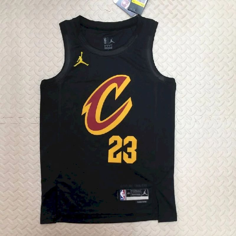 Maillot Homme LeBron Raymone James Balck Team Jersey – Statement Edition