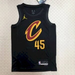 Maillot Homme Donovan Mitchell Black Team Jersey – Statement Edition