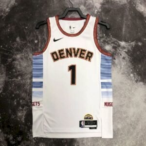 Maillot Homme Michael Porter Jr. White Team Jersey – City Edition