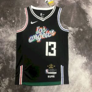 Maillot Homme Paul George Black Team Jersey – City Edition