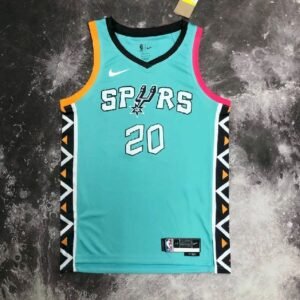 Maillot Homme Manu Gin??bili Blue Team Jersey – City Edition
