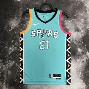 Maillot Homme Tim Duncan Blue Team Jersey – City Edition