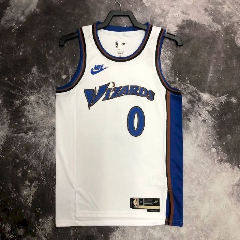 Maillot Homme Gilbert Arenas White Retro Team