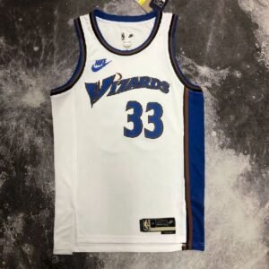 Maillot Homme Kyle Kuzma White Retro Team Jersey