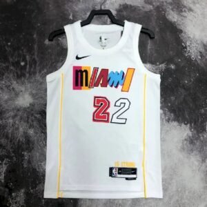 Maillot Homme Jimmy Butler White Team Jersey – City Edition