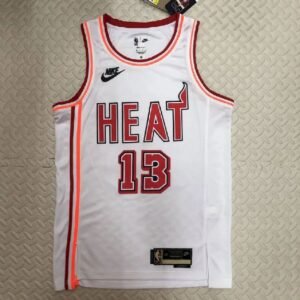 Maillot Homme Bam Adebayo White Retro Team Jersey