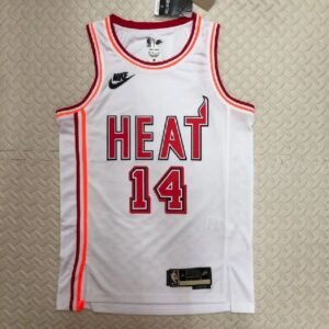Maillot Homme Tyler Herro White Retro Team