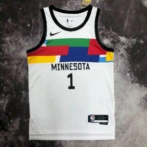 Maillot Homme Anthony Edwards White Team Jersey – City Edition