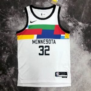 Maillot Homme Karl-Anthony Towns White Team Jersey – City Edition
