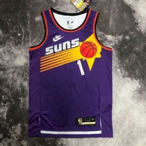 Maillot Homme Devin Booker Purple Retro Team