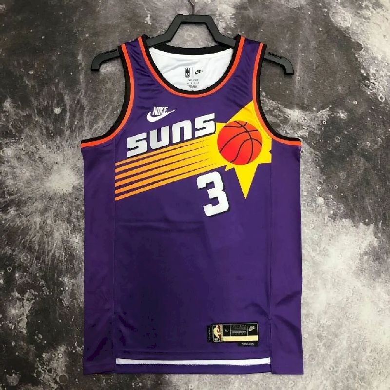 Maillot Homme Chris Paul Purple Retro Team Jersey