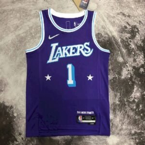 Maillot Homme D’Angelo Russell Purple Team Jersey – City Edition