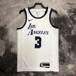 Maillot Homme Anthony Davis White Team Jersey – City Edition