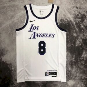 Maillot Homme Kobe Bryant White Team Jersey – City Edition