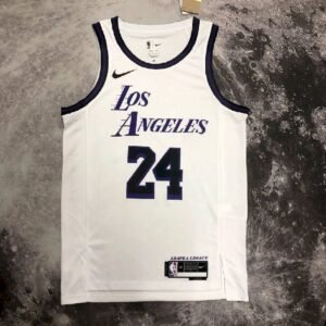 Maillot Homme Kobe Bryant White Team Jersey – City Edition