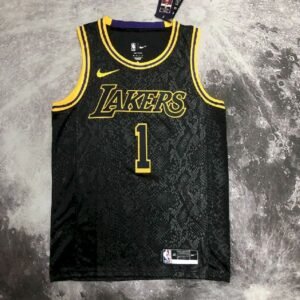 Maillot Homme D’Angelo Russell Black Team Jersey