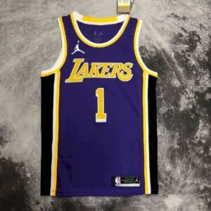 Maillot Homme D’Angelo Russell Purple Team Jersey – Statement Edition