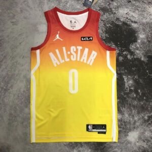 Maillot Homme Damian Lillard All-Star Yellow Team Jersey