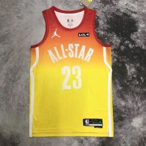 Maillot Homme Lauri Elias Markkanen All-Star Yellow Team Jersey