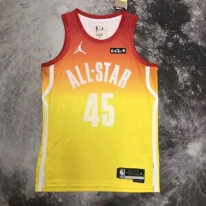 Maillot Homme Donovan Mitchell All-Star Yellow Team Jersey