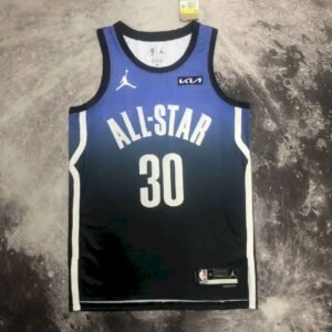 Maillot Homme Stephen Curry All-Star Blue Team Jersey