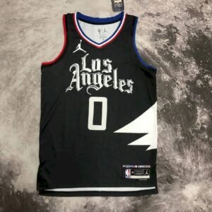 Maillot Homme Russell Westbrook Black Team Jersey – Statement Edition